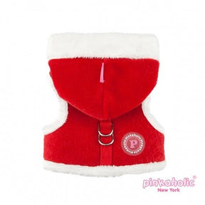 Pinkaholic Santa Pinka Harness Red hondentuig > honden harnas > model B Small