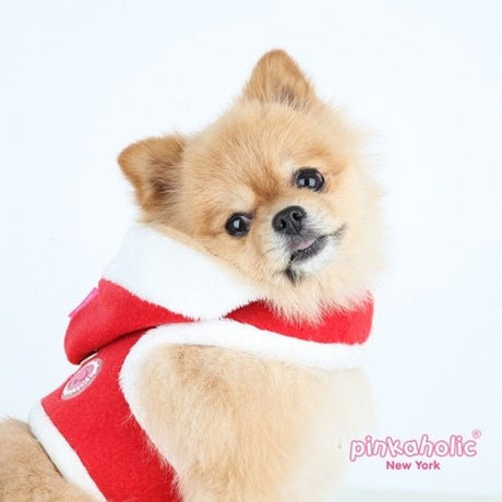 Pinkaholic Santa Pinka Harness Red hondentuig > honden harnas > model B Small