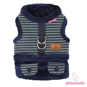 Pinkaholic Prime Flirt Harness  Navy - Premium hondentuig > honden harnas from Pinkaholic - Just €20! Shop now at Frenkiezdogshop