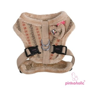 Pinkaholic Twilight Snugfit Harness Beige - Premium hondentuig > honden harnas from Pinkaholic - Just €25.99! Shop now at Frenkiezdogshop