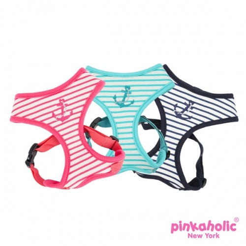 Pinkaholic Matelot harness Aqua - Premium hondentuig > honden harnas from Pinkaholic - Just €23.99! Shop now at Frenkiezdogshop