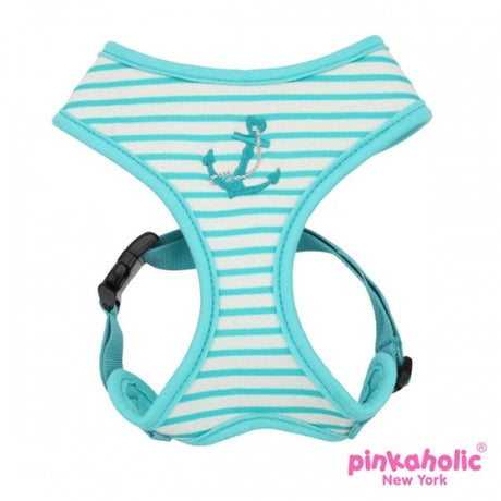 Pinkaholic Matelot harness Aqua - Premium hondentuig > honden harnas from Pinkaholic - Just €23.99! Shop now at Frenkiezdogshop