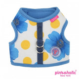 Pinkaholic Peonies Pinka Harness Blue - Premium hondentuig > honden harnas from Pinkaholic - Just €27.99! Shop now at Frenkiezdogshop