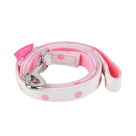 Pinkaholic Lana riem Off White - Premium hondenriem > hondenlijn from Pinkaholic - Just €12.99! Shop now at Frenkiezdogshop