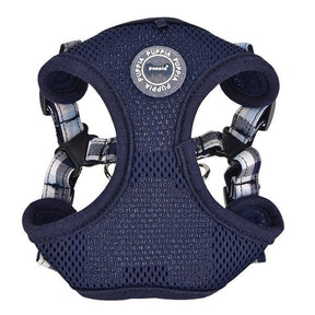 Puppia Neil Harnes Navy Model C hondentuig > honden harnas > model C Medium