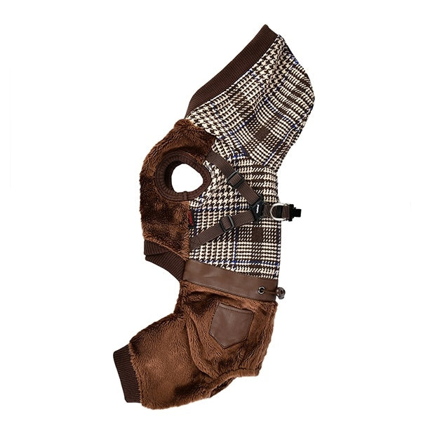 Puppia Becker Jacket Harness Brown - Premium Hondenkleding > hondenjas from Puppia - Just €37.99! Shop now at Frenkiezdogshop