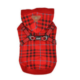 Puppia Dean Jacket Harness Wine ( S & XL ) - Premium Hondenkleding > hondenjas from Puppia - Just €53.99! Shop now at Frenkiezdogshop