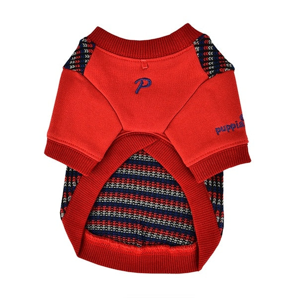 Puppia Elliot winter sweater Wine - Premium Hondenkleding > Hondentrui from Puppia - Just €44.99! Shop now at Frenkiezdogshop