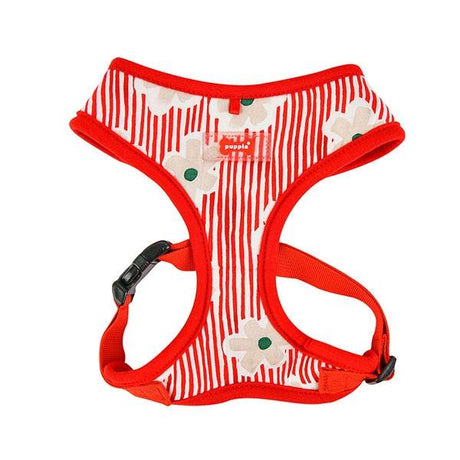 Puppia Verna Harness model A Red ( L ) - Premium hondentuig > honden harnas from Puppia - Just €24.99! Shop now at Frenkiezdogshop