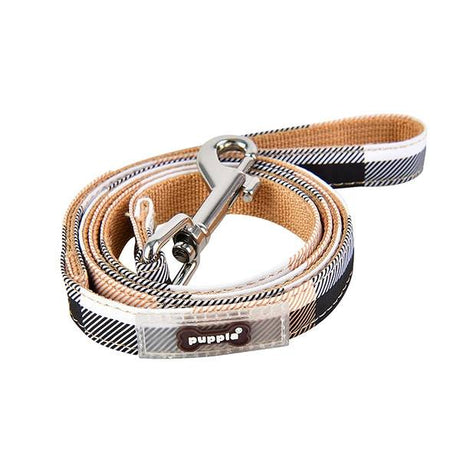 Puppia Quinn Lijn Beige - Premium hondenriem > hondenlijn from Puppia - Just €14.99! Shop now at Frenkiezdogshop