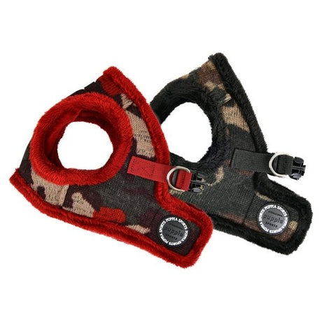 Puppia Harness B Colonel Wine Camo hondentuig > honden harnas > model B Small