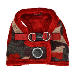 Puppia Harness B Colonel Wine Camo - Premium hondentuig > honden harnas from Puppia - Just €24.99! Shop now at Frenkiezdogshop