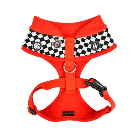 Puppia Racer Harness Model A Red - Premium hondentuig > honden harnas from Puppia - Just €33.99! Shop now at Frenkiezdogshop