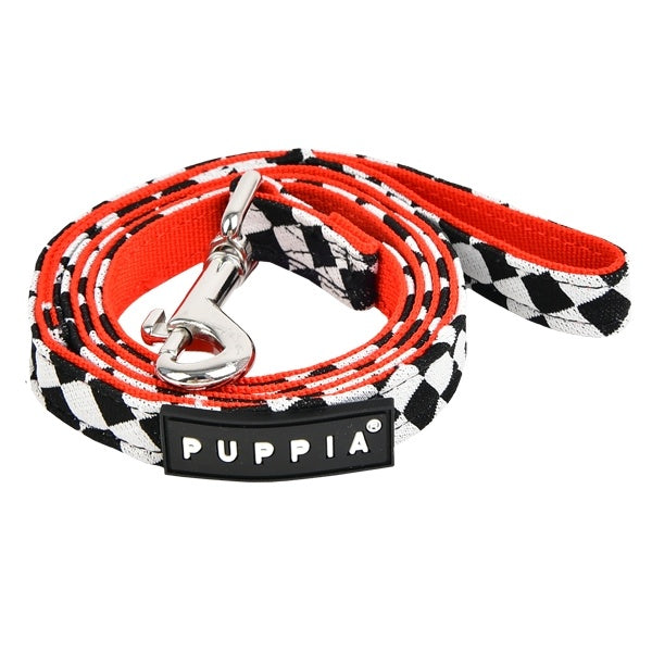 Puppia Racer Lijn Red - Premium hondenriem > hondenlijn from Puppia - Just €14.99! Shop now at Frenkiezdogshop