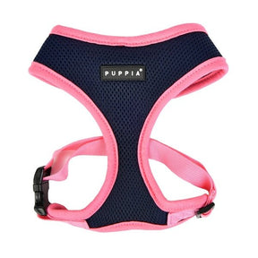Puppia Soft Harness II model A navy hondentuig > honden harnas > model A Small