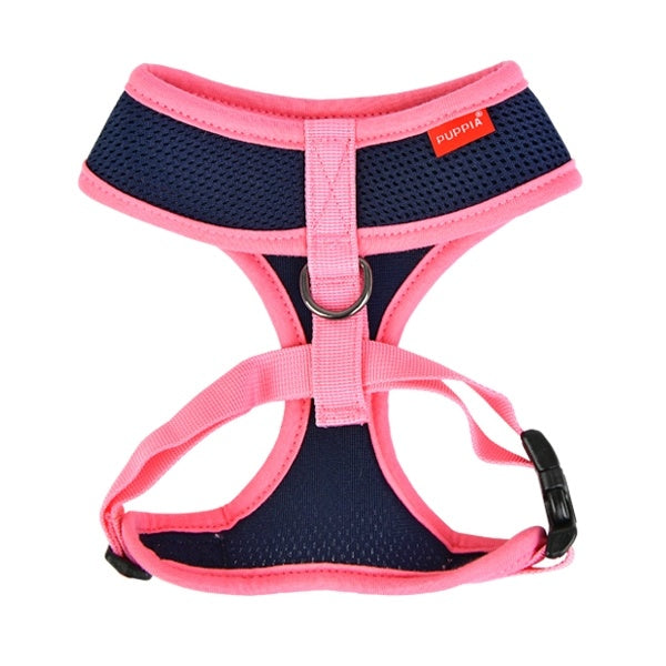 Puppia Soft Harness II model A navy - Premium hondentuig > honden harnas from Puppia - Just €18.99! Shop now at Frenkiezdogshop