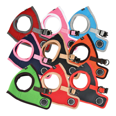 Puppia Soft Vest Harness II model B Red hondentuig > honden harnas > model B Small