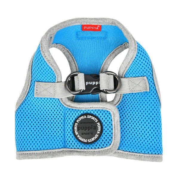 Puppia Soft Vest Harness II model B sky blue - Premium hondentuig > honden harnas from Puppia - Just €19.99! Shop now at Frenkiezdogshop