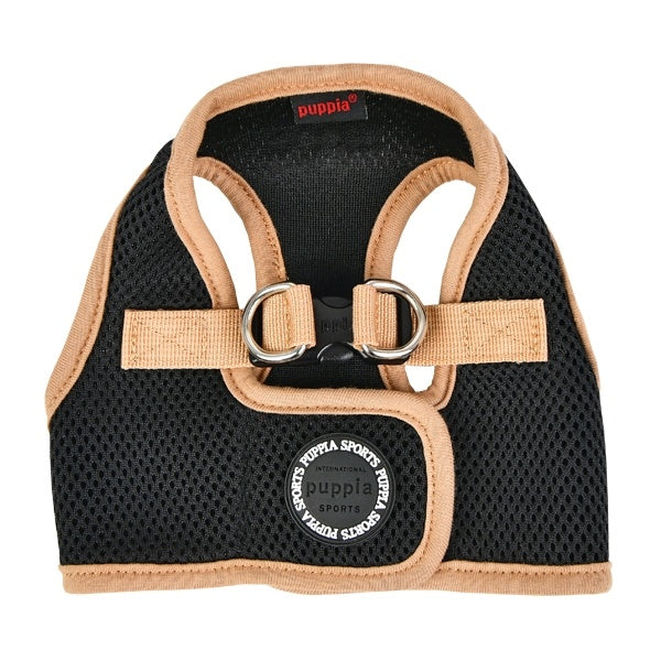 Puppia Soft Vest Harness II model B black - Premium hondentuig > honden harnas from Puppia - Just €19.99! Shop now at Frenkiezdogshop