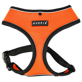Puppia Soft Harness PRO model A Orange hondentuig > honden harnas > model A Small