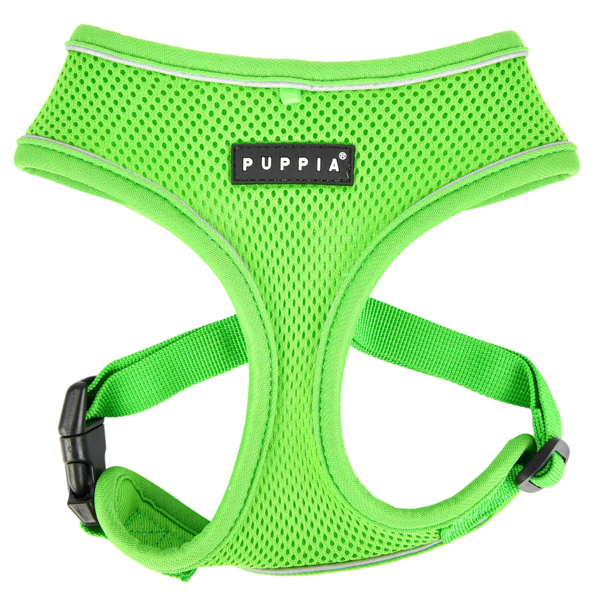 Puppia Soft Harness PRO model A Green - Premium hondentuig > honden harnas from Puppia - Just €21.99! Shop now at Frenkiezdogshop