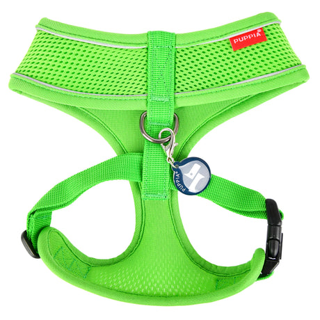 Puppia Soft Harness PRO model A Green - Premium hondentuig > honden harnas from Puppia - Just €21.99! Shop now at Frenkiezdogshop