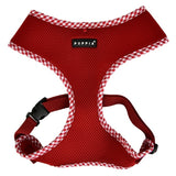 Puppia Vivien Check Harness model A wine - Premium hondentuig > honden harnas from Puppia - Just €21.99! Shop now at Frenkiezdogshop