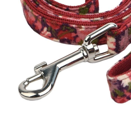 Puppia Gianni Lijn Wine hondenriem > hondenlijn Medium