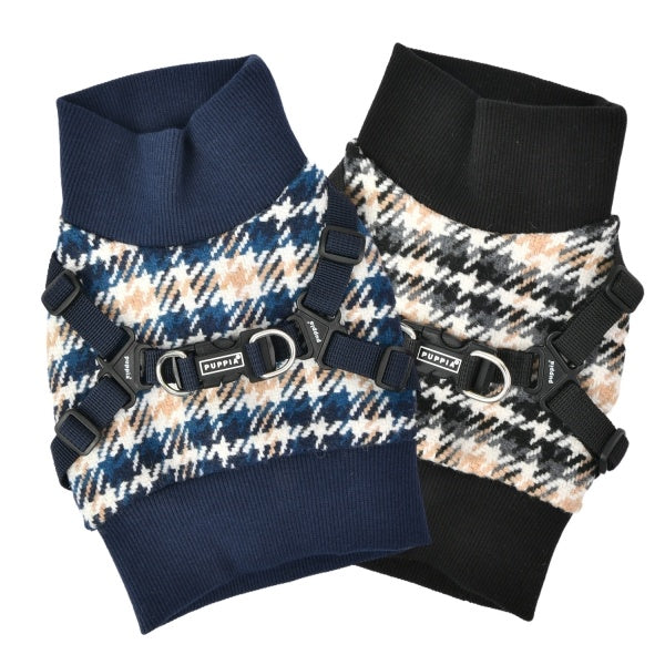 Puppia Sweater Harness J Kellen Black - Premium Hondenkleding > Hondentrui from Puppia - Just €43.99! Shop now at Frenkiezdogshop