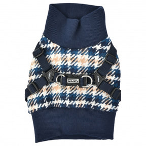 Puppia Sweater Harness J Kellen Navy - Premium Hondenkleding > Hondentrui from Puppia - Just €20! Shop now at Frenkiezdogshop