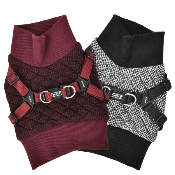 Puppia Sweater Harness J Gaspar Wine - Premium Hondenkleding > Hondentrui from Puppia - Just €35.99! Shop now at Frenkiezdogshop