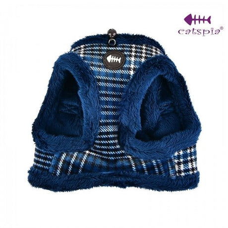 Catspia Neve Vest Harness model B Navy Kattentuig > kattenharnas Small
