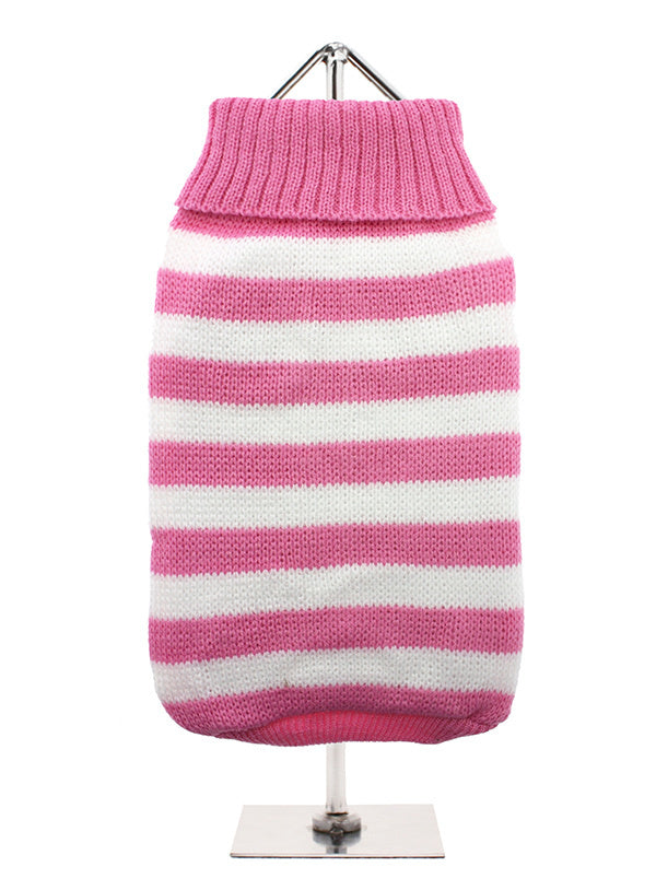 Urban Pup Pink & White Candy Stripe Sweater - Premium Hondenkleding > Hondentrui from Urban Pup - Just €24.99! Shop now at Frenkiezdogshop