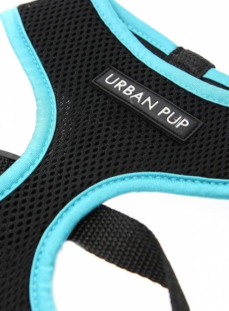Urban Pup Active Mesh Neon Blue Harness ( X LARGE ) hondentuig > honden harnas > model A Small
