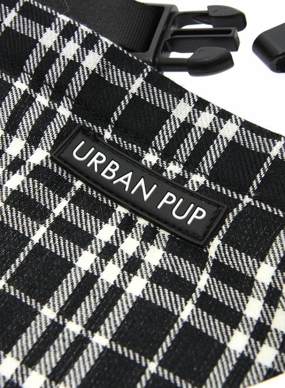 Urban Pup Black & White Tartan Bandana - Premium Hondenkleding > bandana from Urban Pup - Just €14.99! Shop now at Frenkiezdogshop