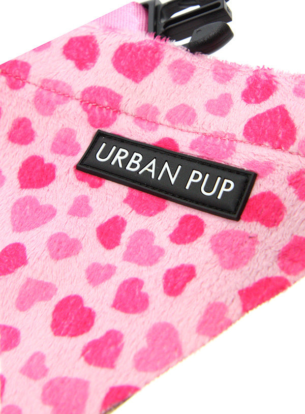 Urban Pup Pink Hearts Bandana - Premium Hondenkleding > bandana from Urban Pup - Just €14.99! Shop now at Frenkiezdogshop