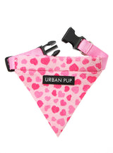 Urban Pup Pink Hearts Bandana - Premium Hondenkleding > bandana from Urban Pup - Just €14.99! Shop now at Frenkiezdogshop