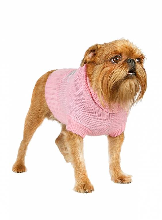 Urban Pup Baby Pink / Grey Argyle Sweater - Premium Hondenkleding > Hondentrui from Urban Pup - Just €24.99! Shop now at Frenkiezdogshop