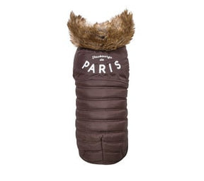 Bobby Winterjas Paris Bruin - Premium Hondenkleding > hondenjas from Bobby - Just €20! Shop now at Frenkiezdogshop