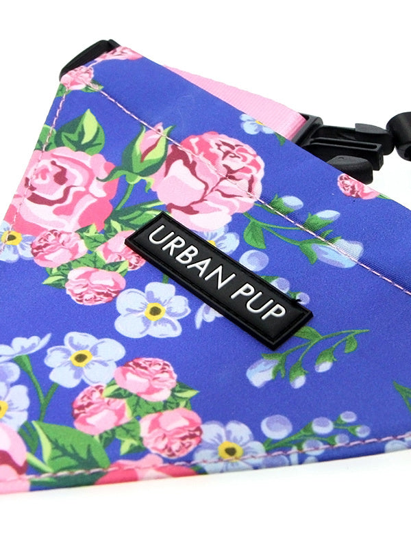 Urban Pup Pink/Blue Floral  Bandana - Premium Hondenkleding > bandana from Urban Pup - Just €14.99! Shop now at Frenkiezdogshop