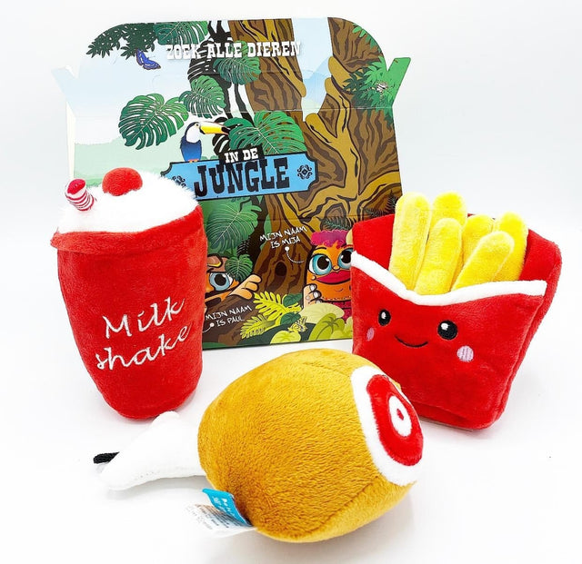 Frenkiez Chicken Meal Box (3 Toyz ) - Premium Hondenspeeltje > Hondenspeelgoed from Frenkiez - Just €19.99! Shop now at Frenkiezdogshop