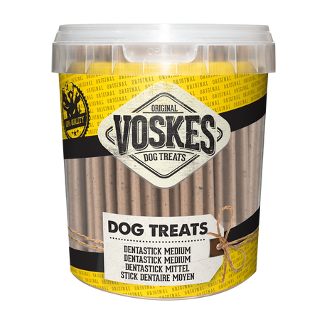 Voskes Dentasticks Medium 24 stuks - Premium Hondensnoep > hondensnack from Voskes - Just €6.99! Shop now at Frenkiezdogshop