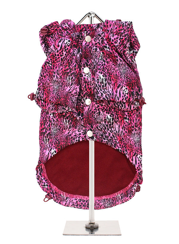 Urban Pup Pink Leopard Print Rainstorm Rain Coat - Premium Hondenkleding > hondenjas from Urban Pup - Just €29.99! Shop now at Frenkiezdogshop