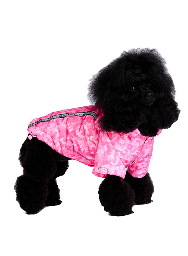 Urban Pup Pink Camouflage Print Rainstorm Rain Coat - Premium Hondenkleding > hondenjas from Urban Pup - Just €29.99! Shop now at Frenkiezdogshop