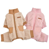 Puppia Titus Onesie beige - Premium Hondenkleding > Hondenpyjama from Puppia - Just €69.99! Shop now at Frenkiezdogshop