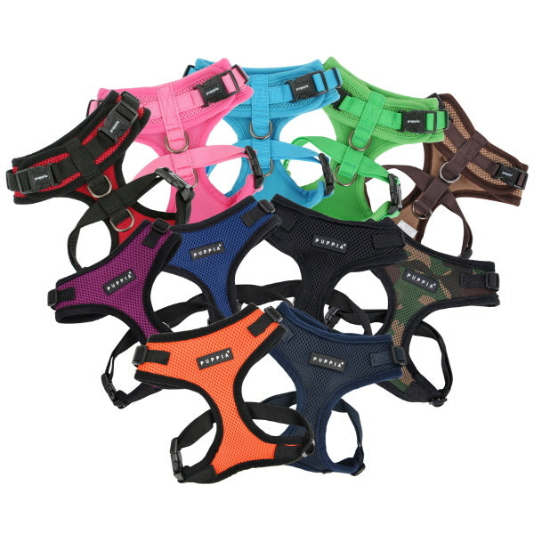 Puppia Soft Harness Ritefit Navy - Premium hondentuig > honden harnas from Puppia - Just €19.99! Shop now at Frenkiezdogshop