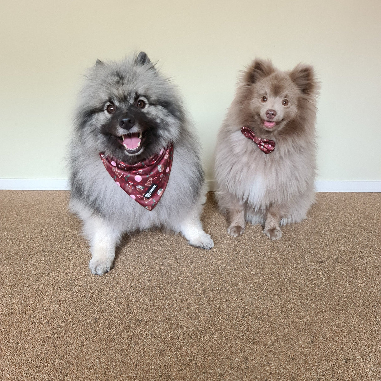 Frenkiez Christmas Bandana Brown Gingerbread Man - Premium Hondenkleding > bandana from Frenkiez - Just €9.99! Shop now at Frenkiezdogshop