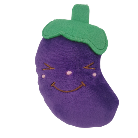 Frenkiez Veggiez  Eggplant - Premium Hondenspeeltje > Hondenspeelgoed from Frenkiez - Just €6.99! Shop now at Frenkiezdogshop