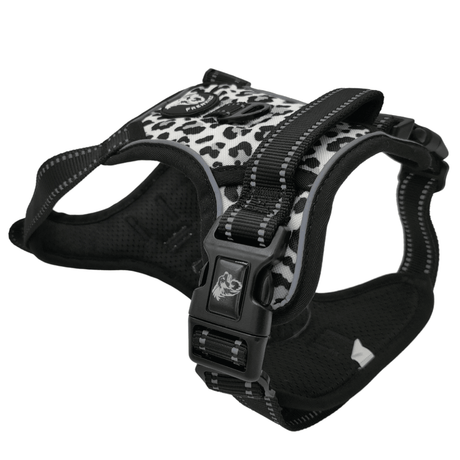Frenkiez reflective Y tuig no pull dogharness Snow Leopard hondentuig > honden harnas > Y tuigen X - Small