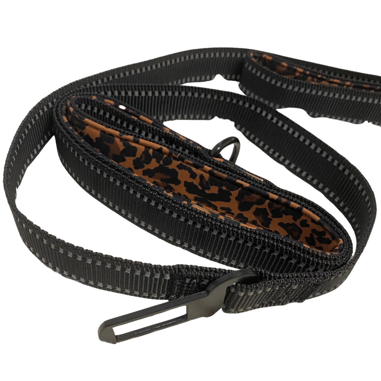 Frenkiez reflective dog leash dark leopard - Premium hondenriem > hondenlijn from Frenkiez - Just €18.99! Shop now at Frenkiezdogshop